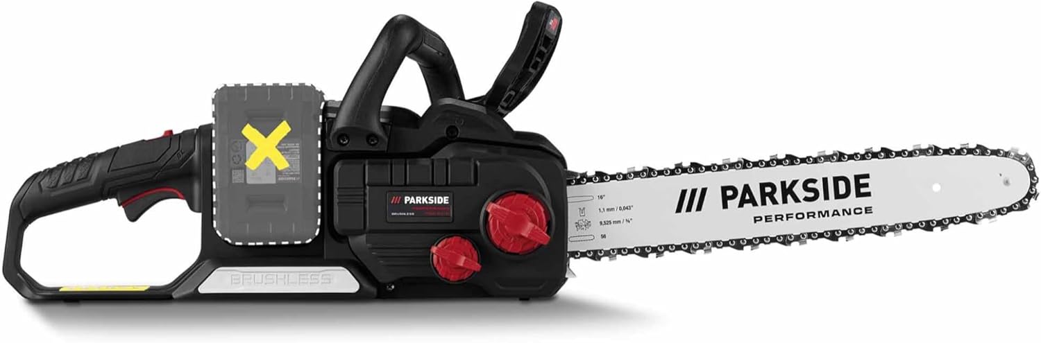 PARKSIDE PERFORMANCE® 40V Akku Kettensäge PPKSA 40 Li B2, ohne Akku und Ladegerät, Schnittlänge: 38 cm