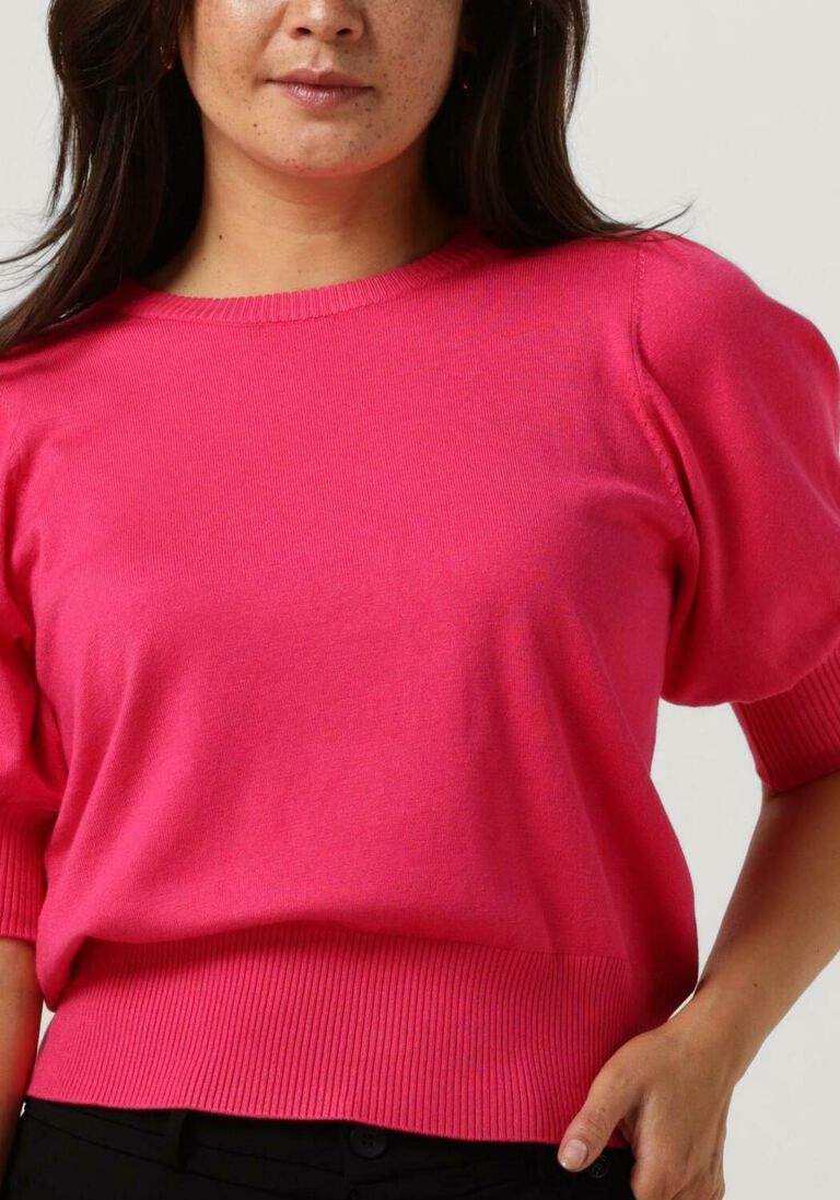 MINUS fuchsia minus t-shirt liva knit tee
