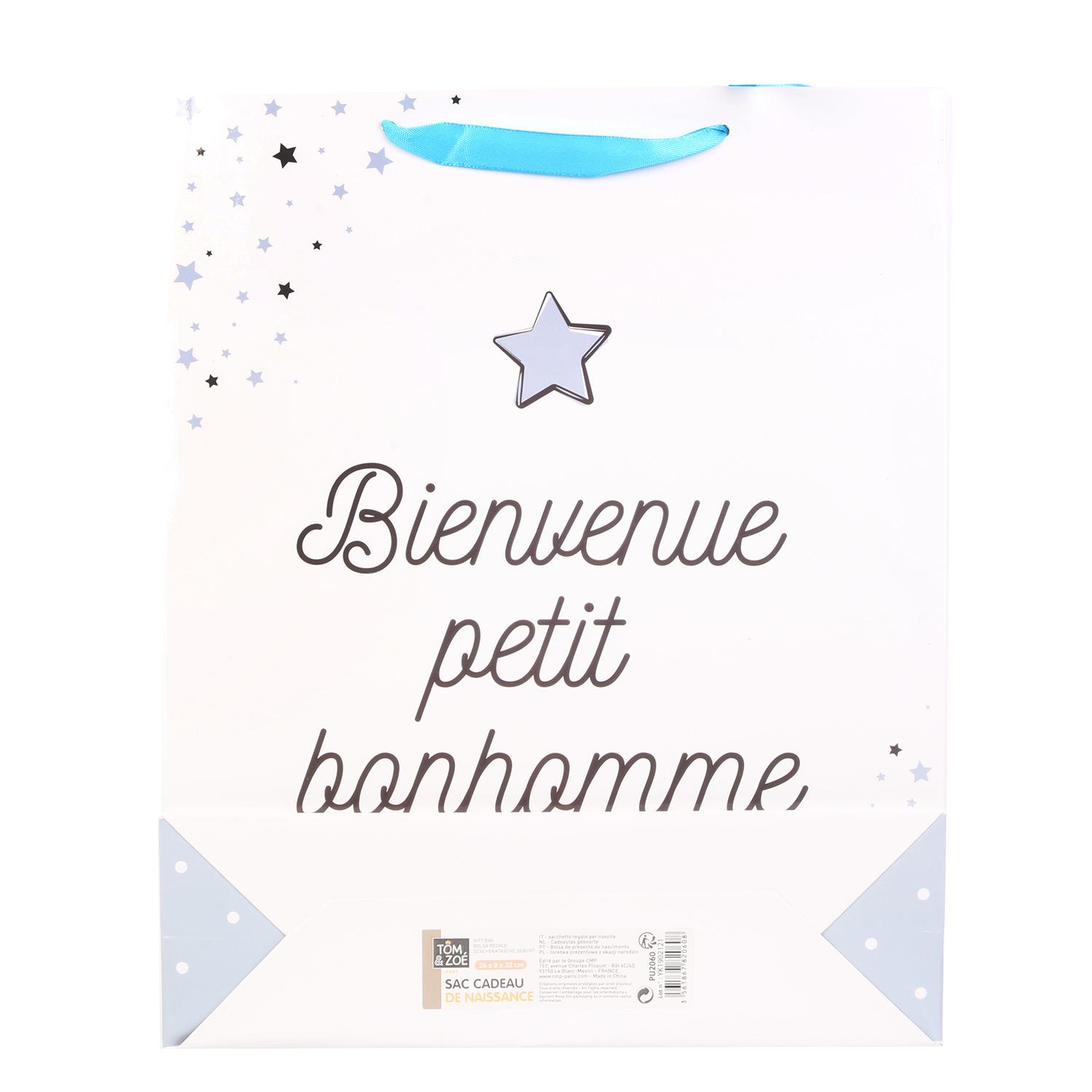 SAC CADEAU NAISSANCE 27X8X32CM PUERICULTURE