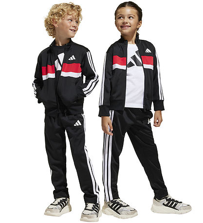 adidas Performance Trainingsanzug - LK 3S - Black/White/Purrub