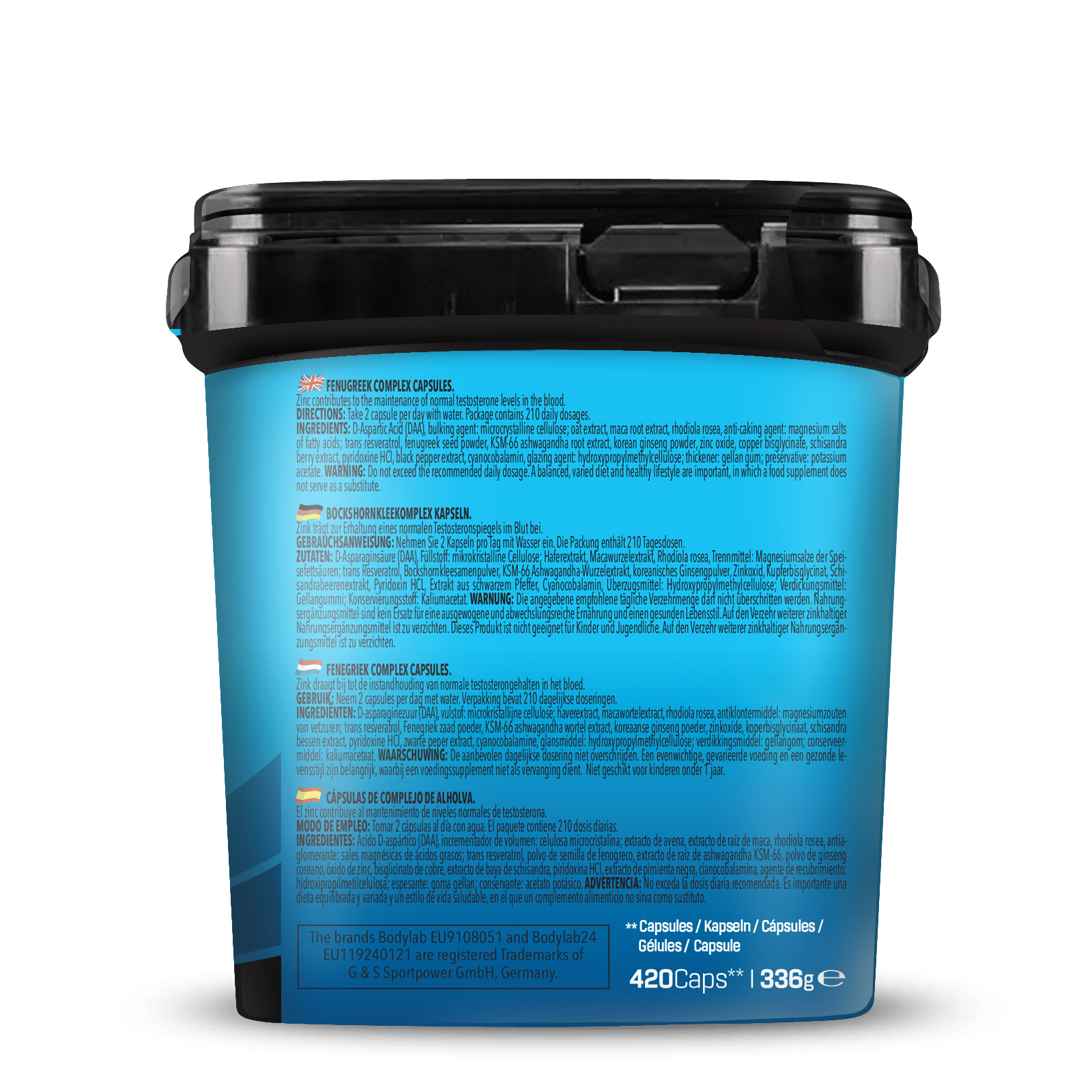 BIG PACK Testo Extreme 2.0 - neue Formel (420 Kapseln)