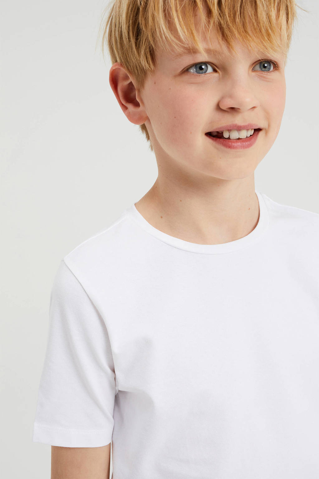 WE Fashion T-shirt - set van 2 wit