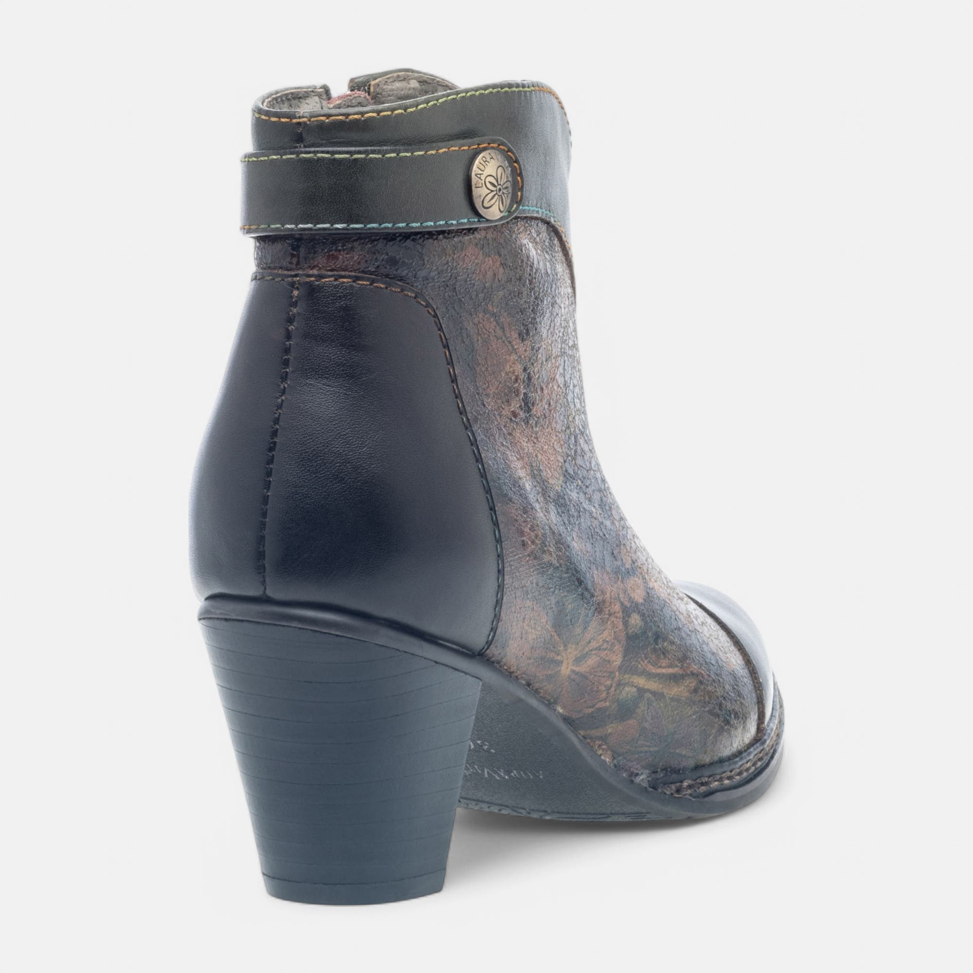 Bottines à talon Femme kaki