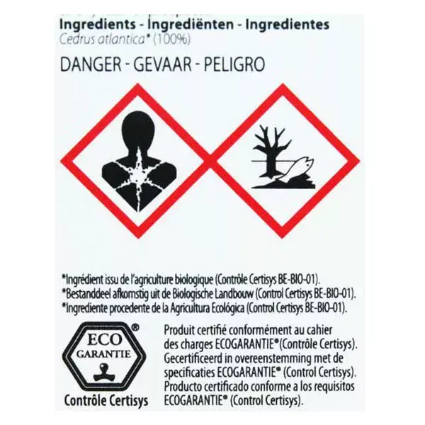 Óleo Essencial de Cedro do Atlas Orgânico Pranarom 10ml
