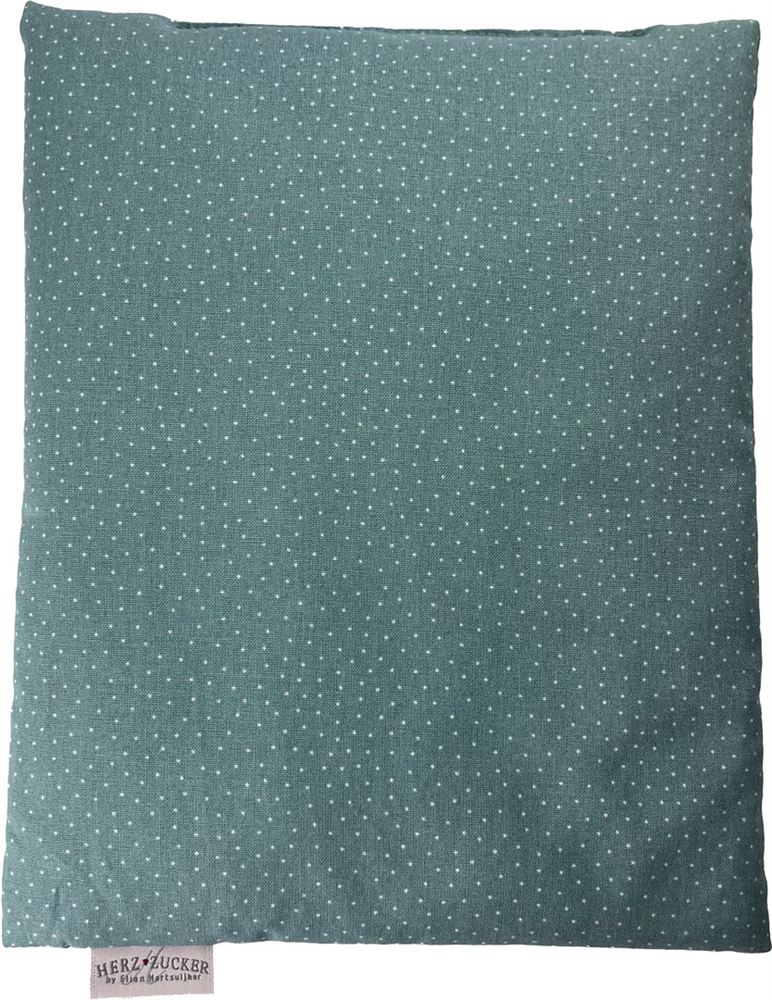 HERZZUCKER Traubenkernkissen<br>1 Stück, Beutel, 26x21cm, Punkte Salbei