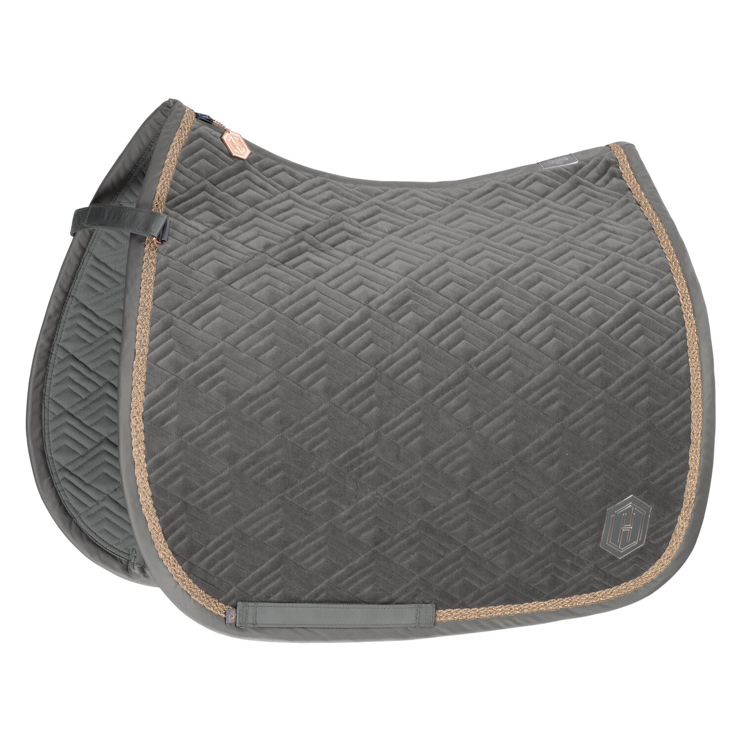 ESKADRON Heritage Schabracke Velvet Emblem - earl grey