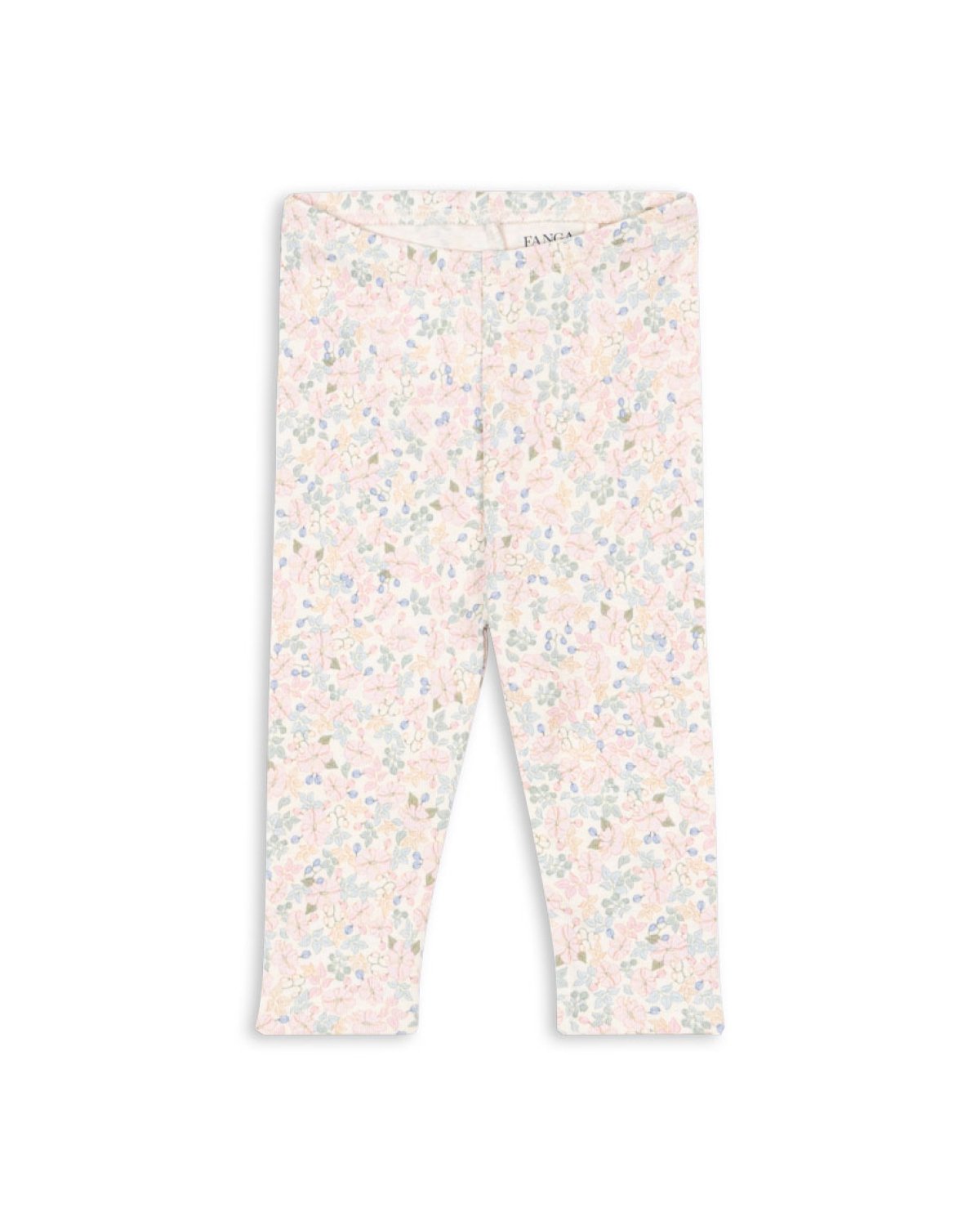 Leggings m/ Blomster Print – 100% Øko Bomull | Fio Pants