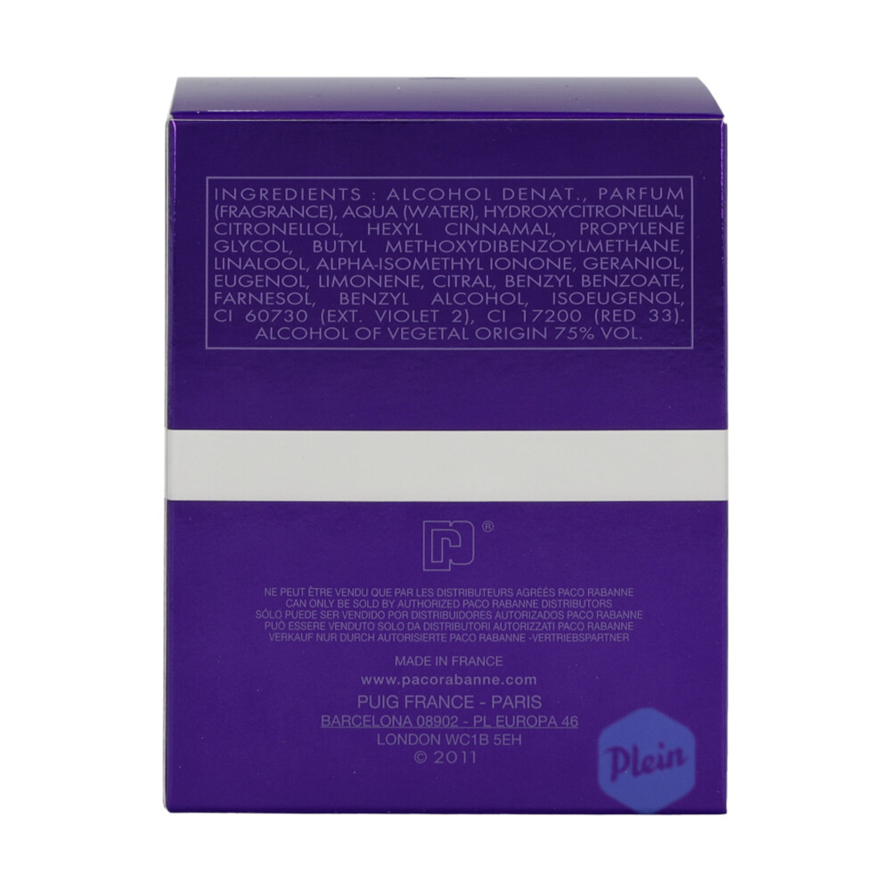 Paco Rabanne Ultraviolet Woman Eau de Parfum Spray80 ml