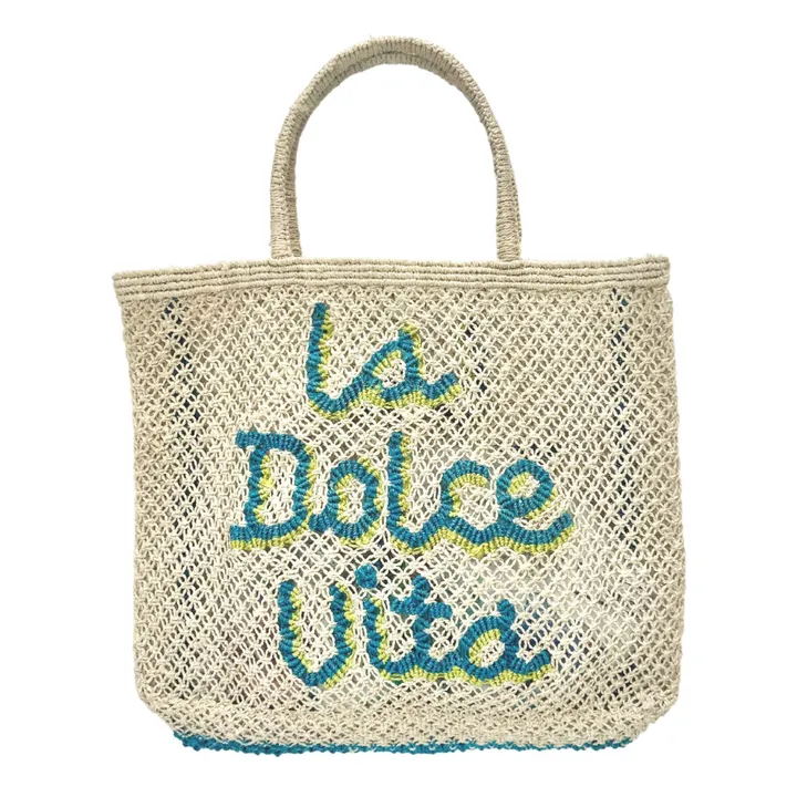The Jacksons Panier Small La Dolce Vita | Bleu turquoise