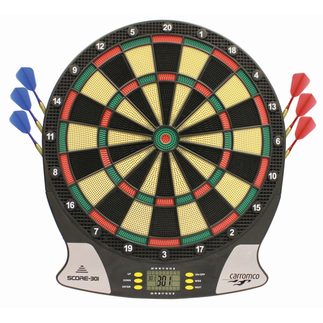 Elektronische Dartscheibe Score 301 , Carromco