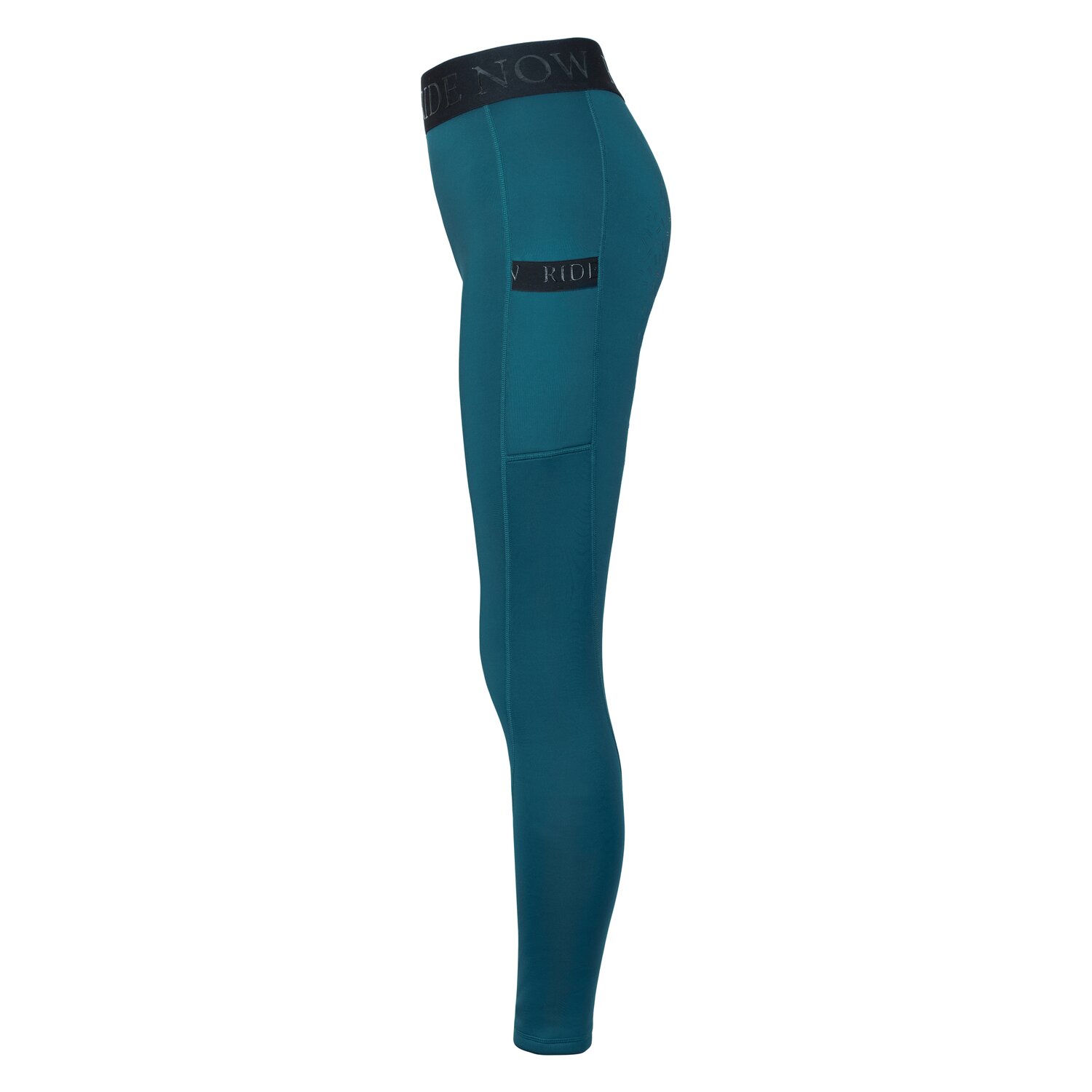 RIDE now Thermo-Reitleggings  - shaded teal