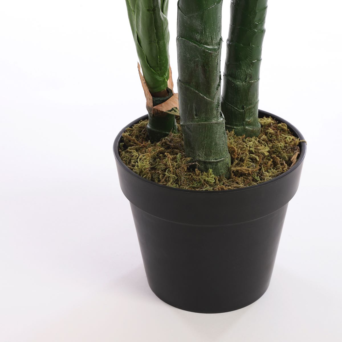 Mica decorations plante artificielle taro - 60x60x120 cm - pe - vert