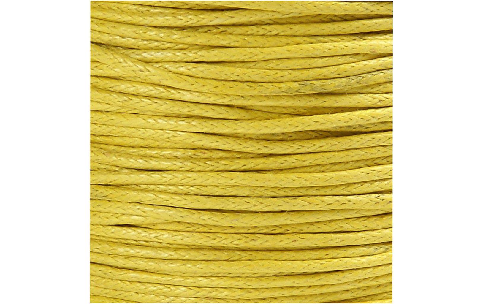 Baumwollband 1 mm gewachstBaumwollband