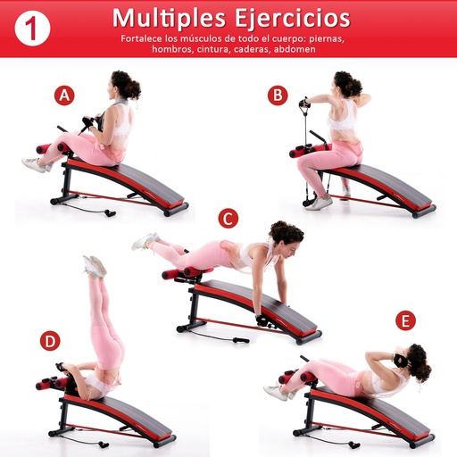 Banco abdominal Homcom