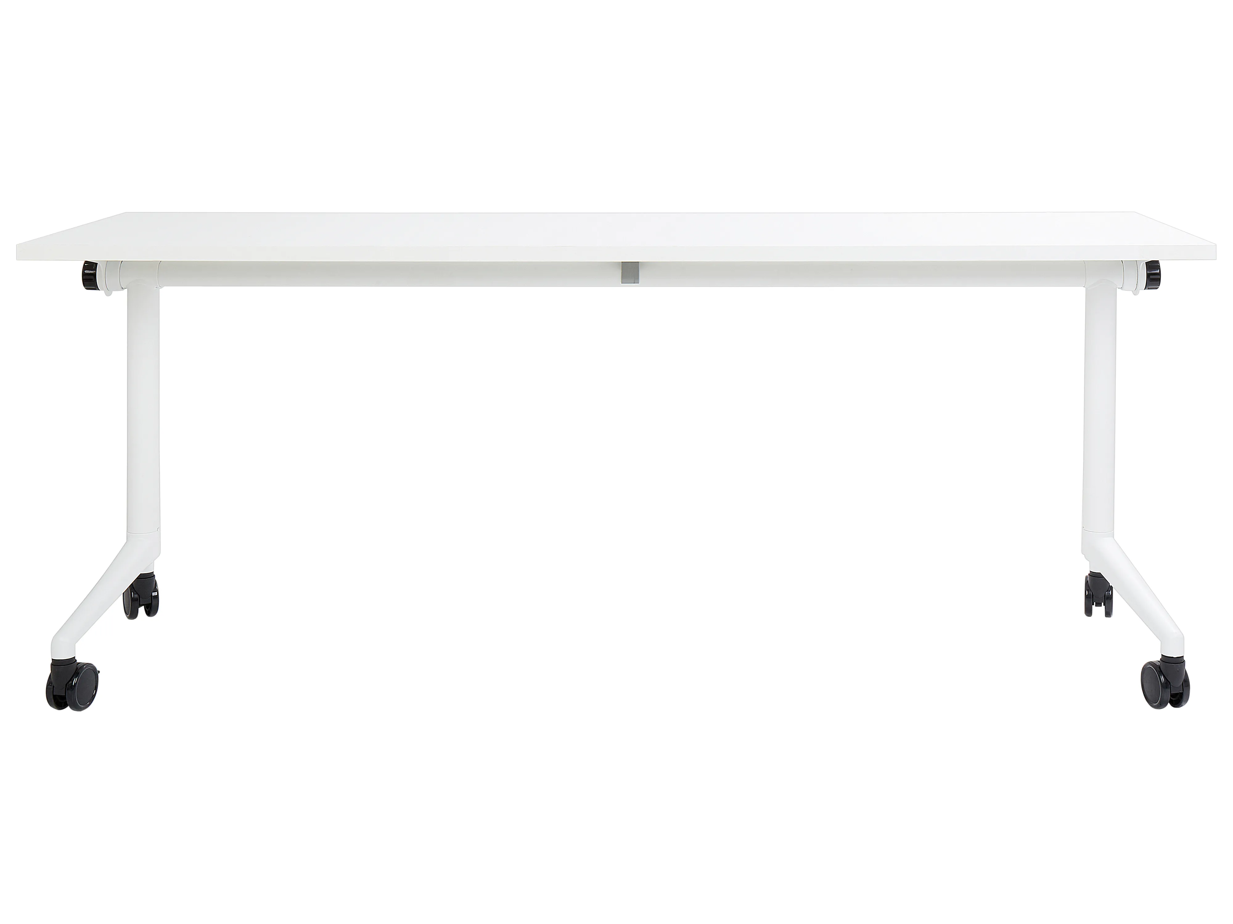 Inklapbaar bureau CAVI Wit 180 cm 60 cm met wielen