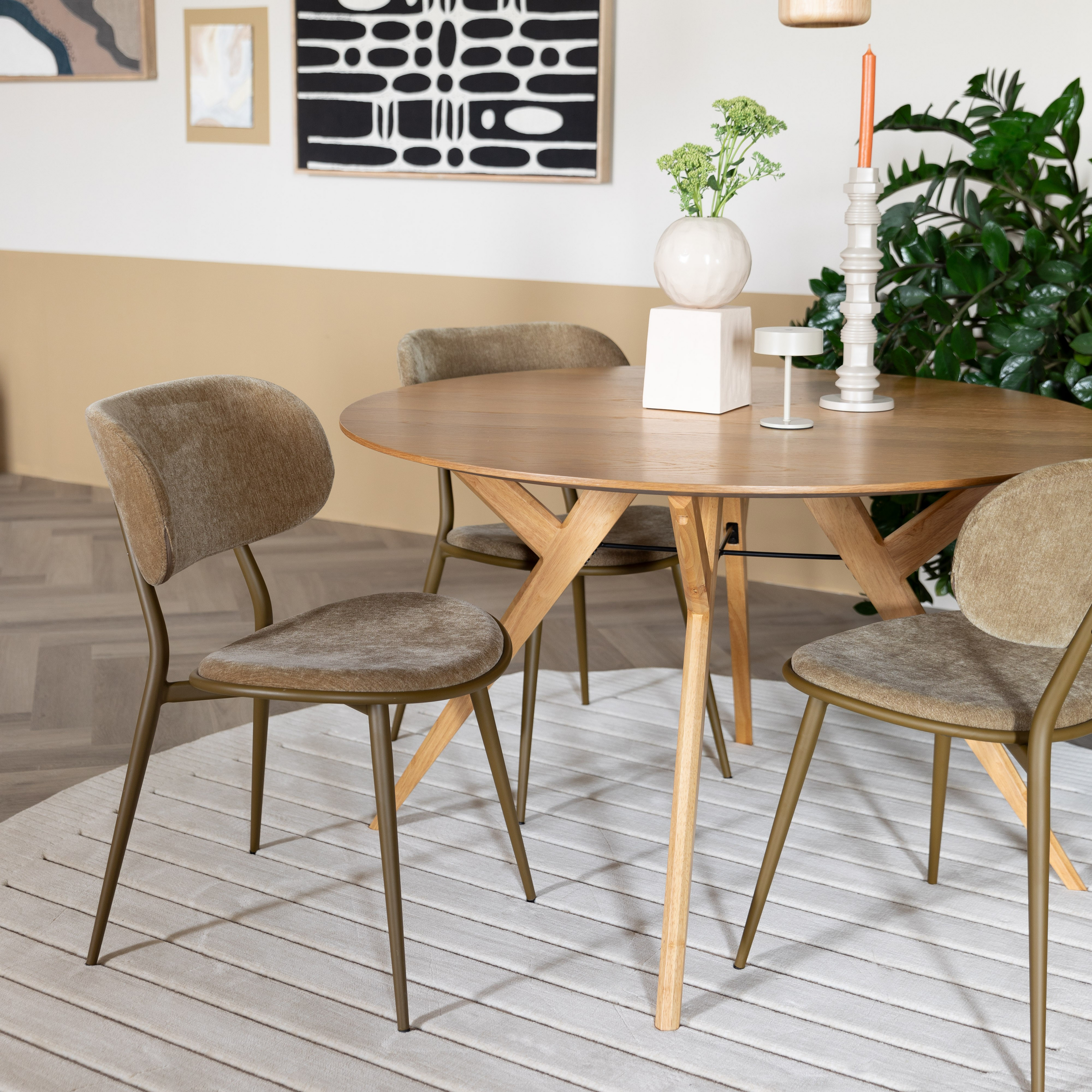 Zuiver x fonQ Ijver Eettafel - Ã 120 - Eiken