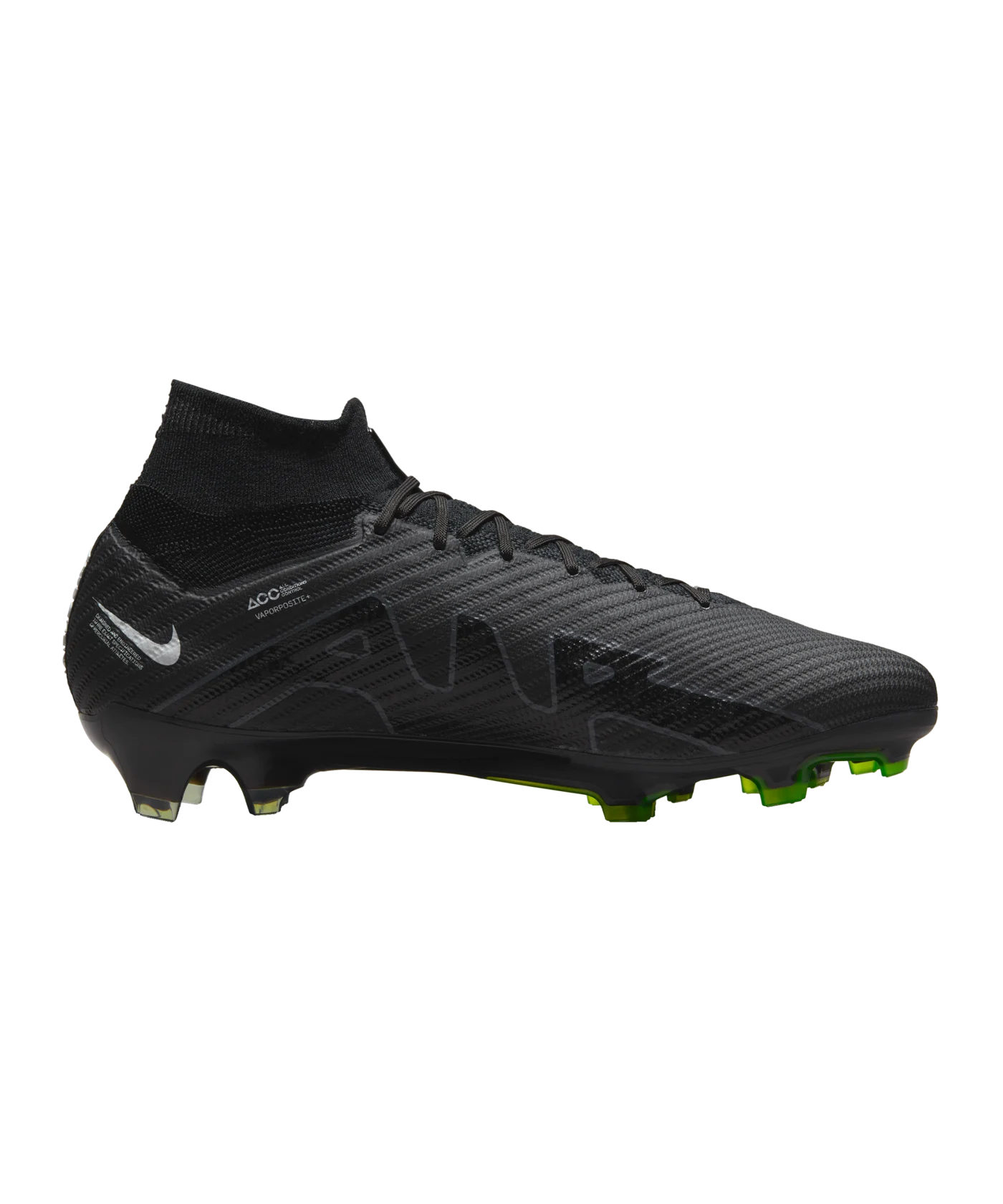 Nike Air Zoom Mercurial Superfly IX Shadow Elite FG Schwarz Grau F001