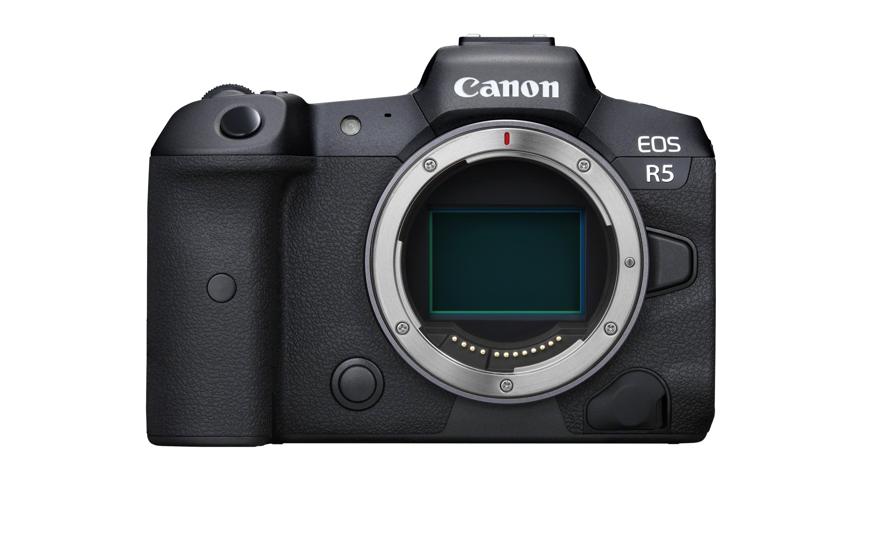 Fotokamera Canon EOS R5 inkl. Objektiv RF 24-105<br>Professionelle spiegellose Systemkamera mit intelligentem Autofokus und brillanter Motiverkennung mit Objektiv