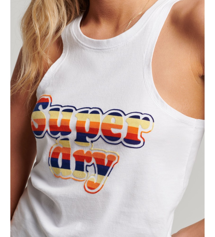 Camiseta Superdry Vintage Cooper Classic branca