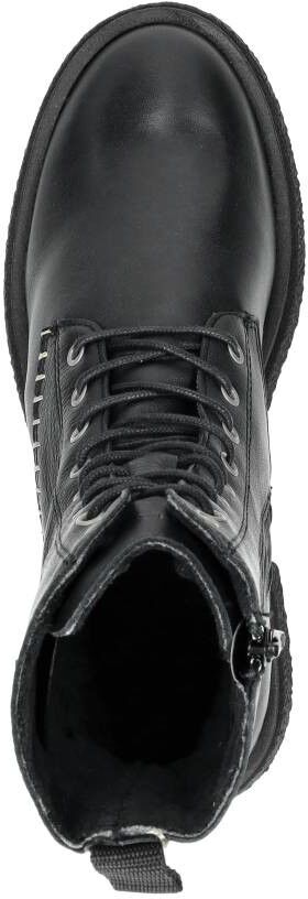 Palpa Veterschoenen Hoog zwart
