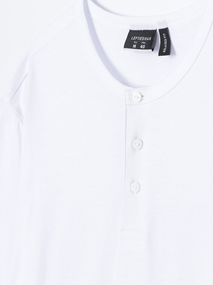 Camiseta com gola Baker - Off-white