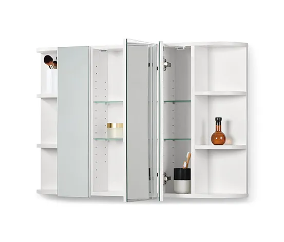 Bad-Spiegelschrank, weiß