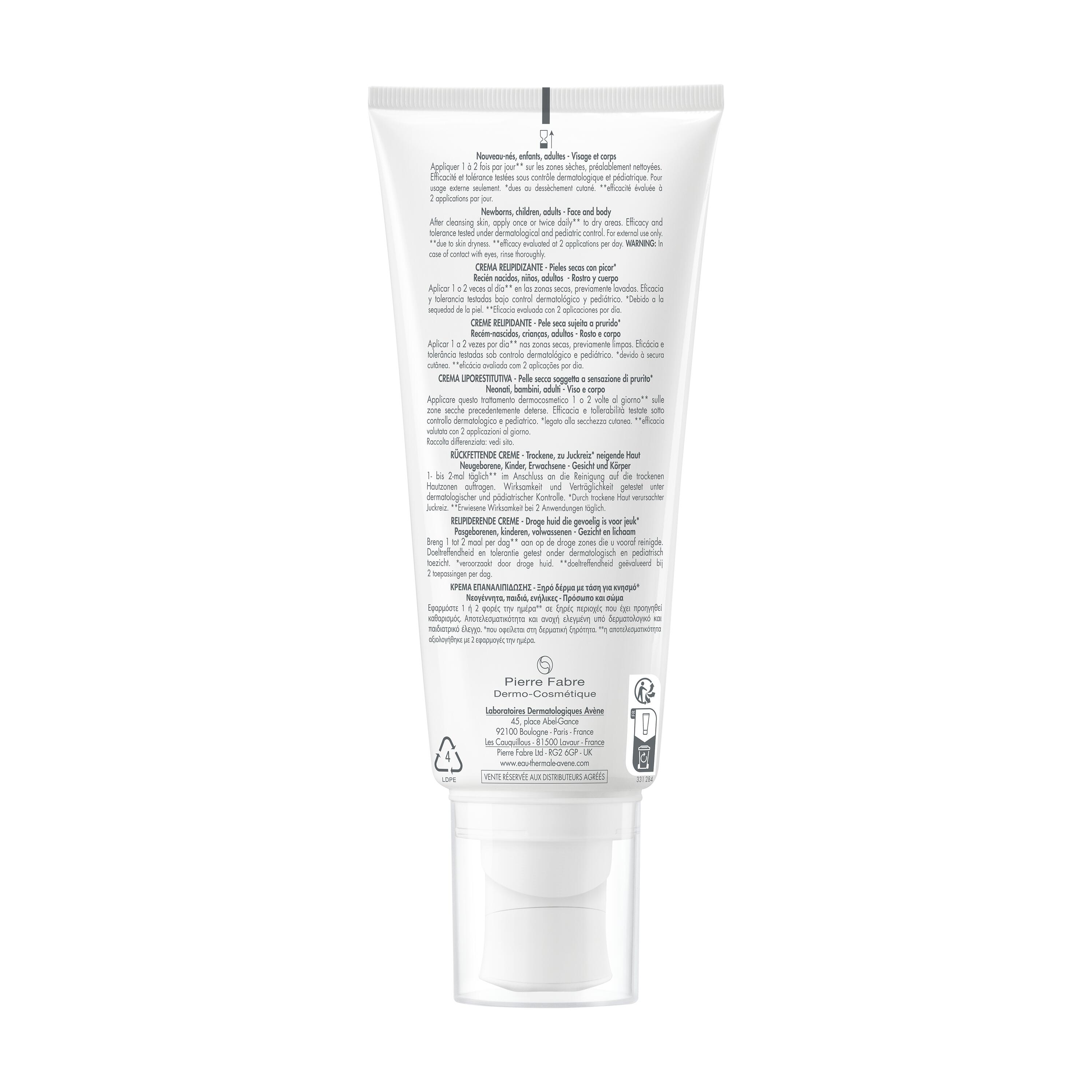 AVENE XeraCalm A.D Creme Creme rückfettend Tb 200 ml