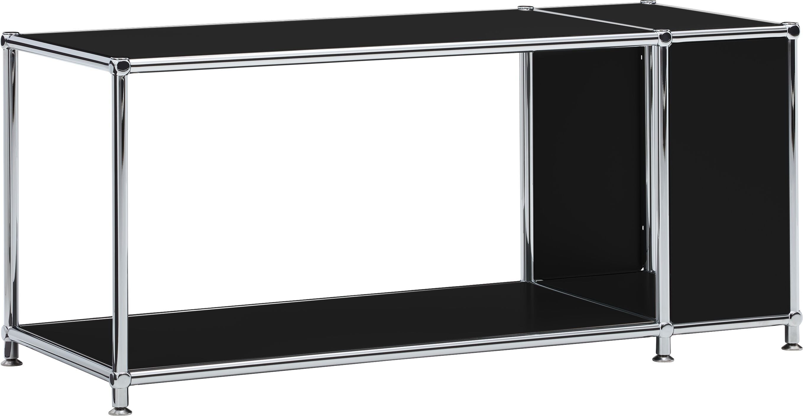 FLEXCUBE Beistelltisch - Schwarz / B: 97.0 cm x T: 40.0 cm x H: 42.5 cm