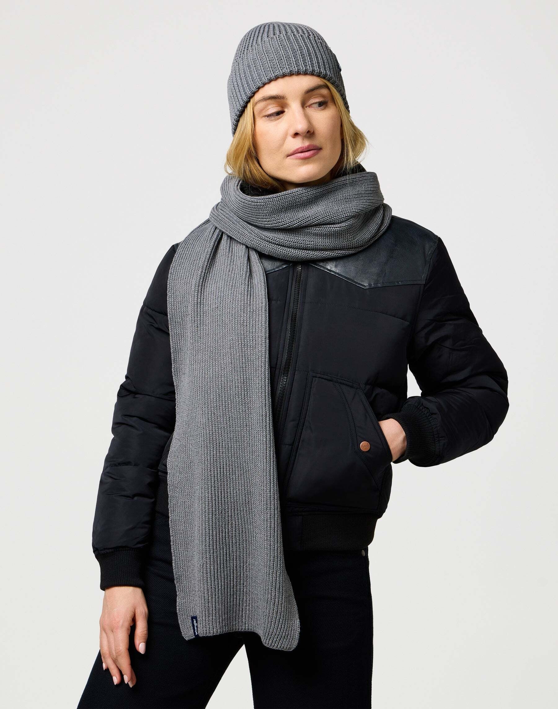 Wrangler Schal »WRANGLER Set Scarf Beanie Set«