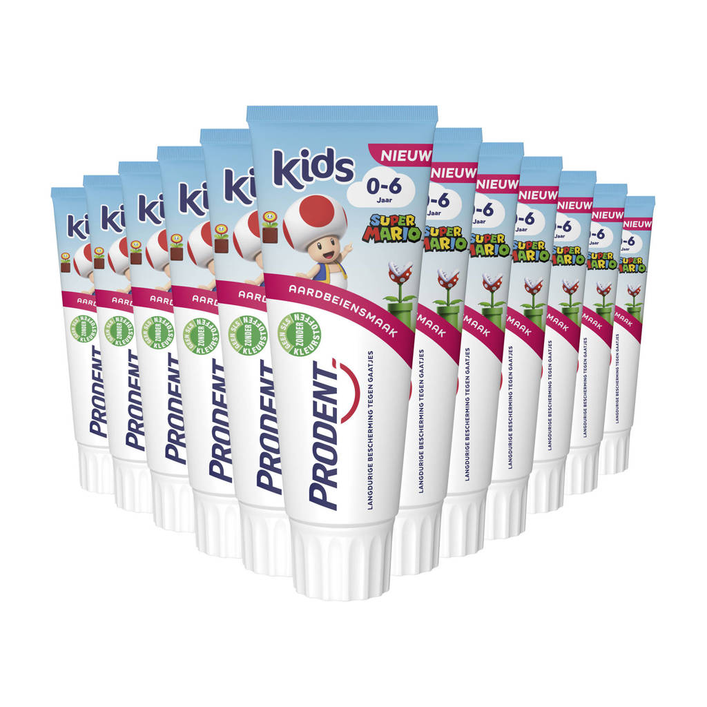 0-6 jaar Super Mario tandpasta - 12 x 75 ml