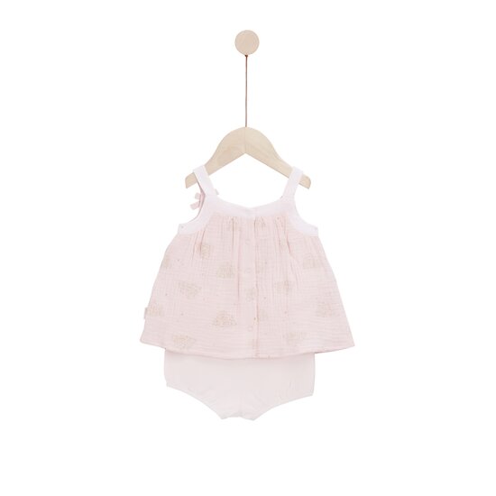 Mon Petit Nuage Ensemble 2 pièces   Nuage rose        de               P'tit bisou