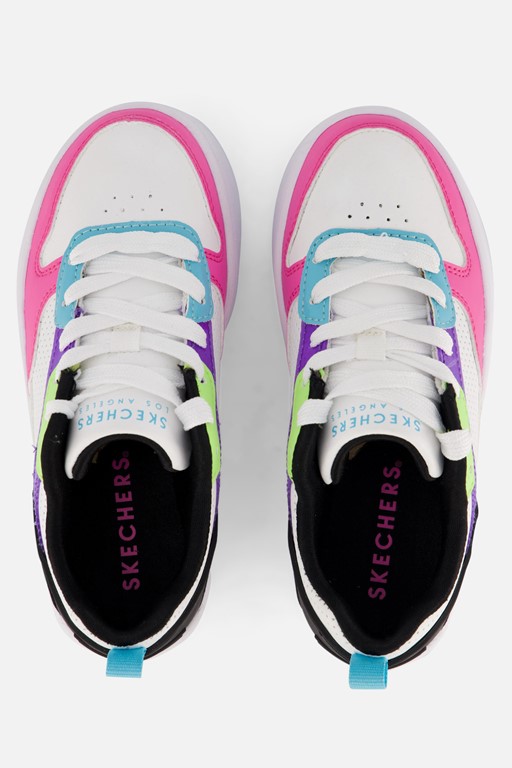 Skechers Court High Color Crush Sneakers wit