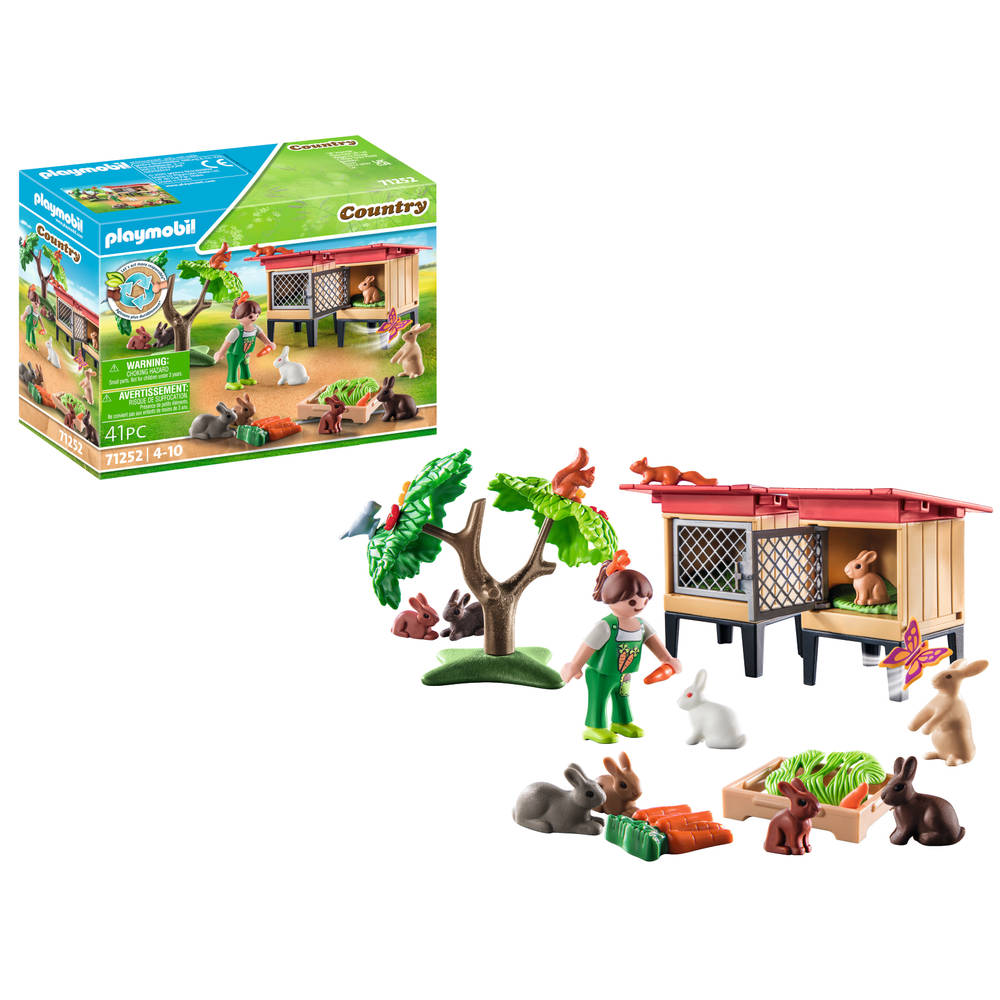 PLAYMOBIL Country konijnenhok 71252