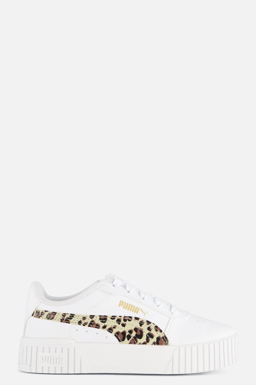Puma Carina 2.0 Animal Sneakers wit Leer