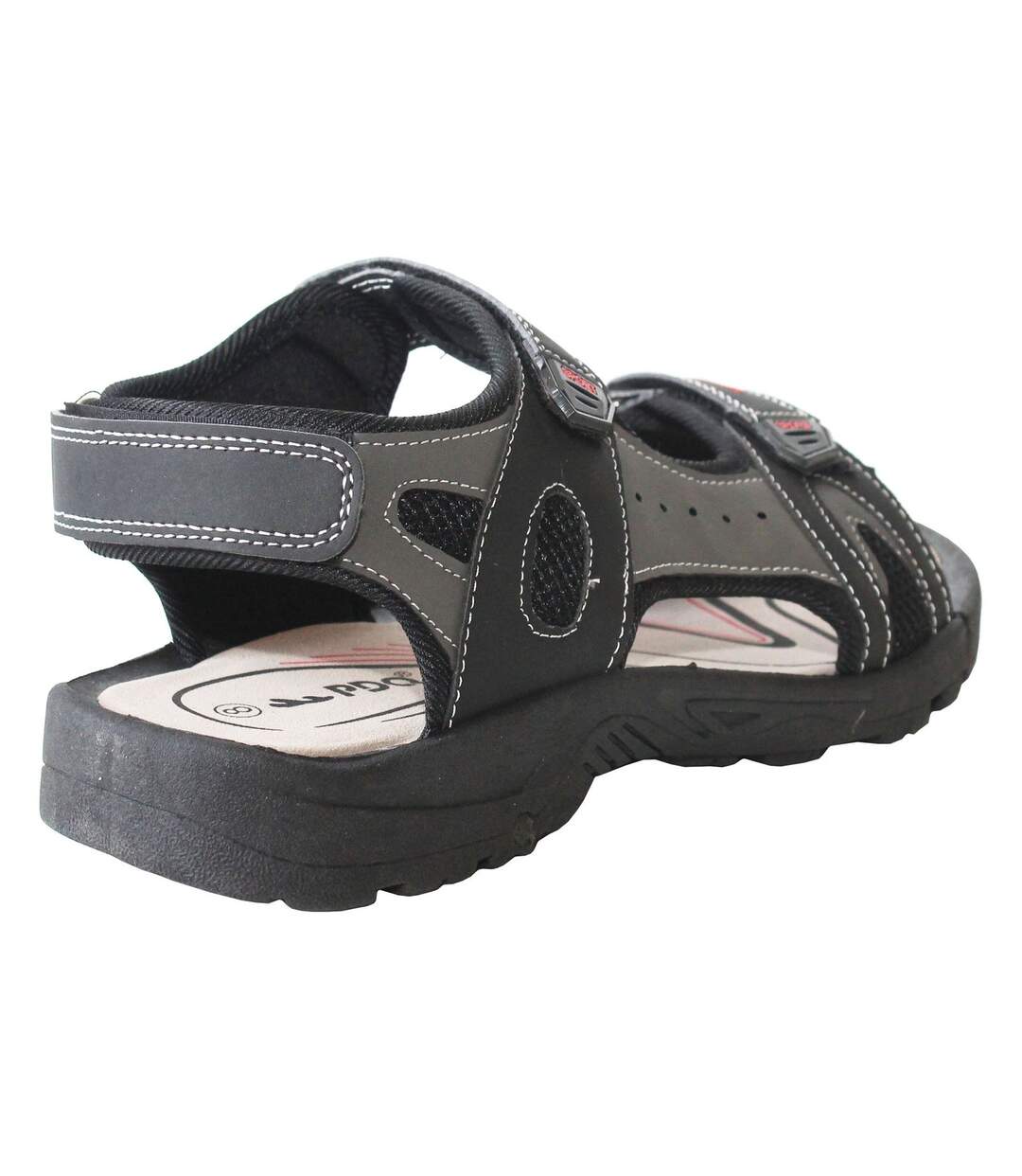 PDQ - Sandales de sport à scratch - Homme (Noir/Gris) - UTDF802