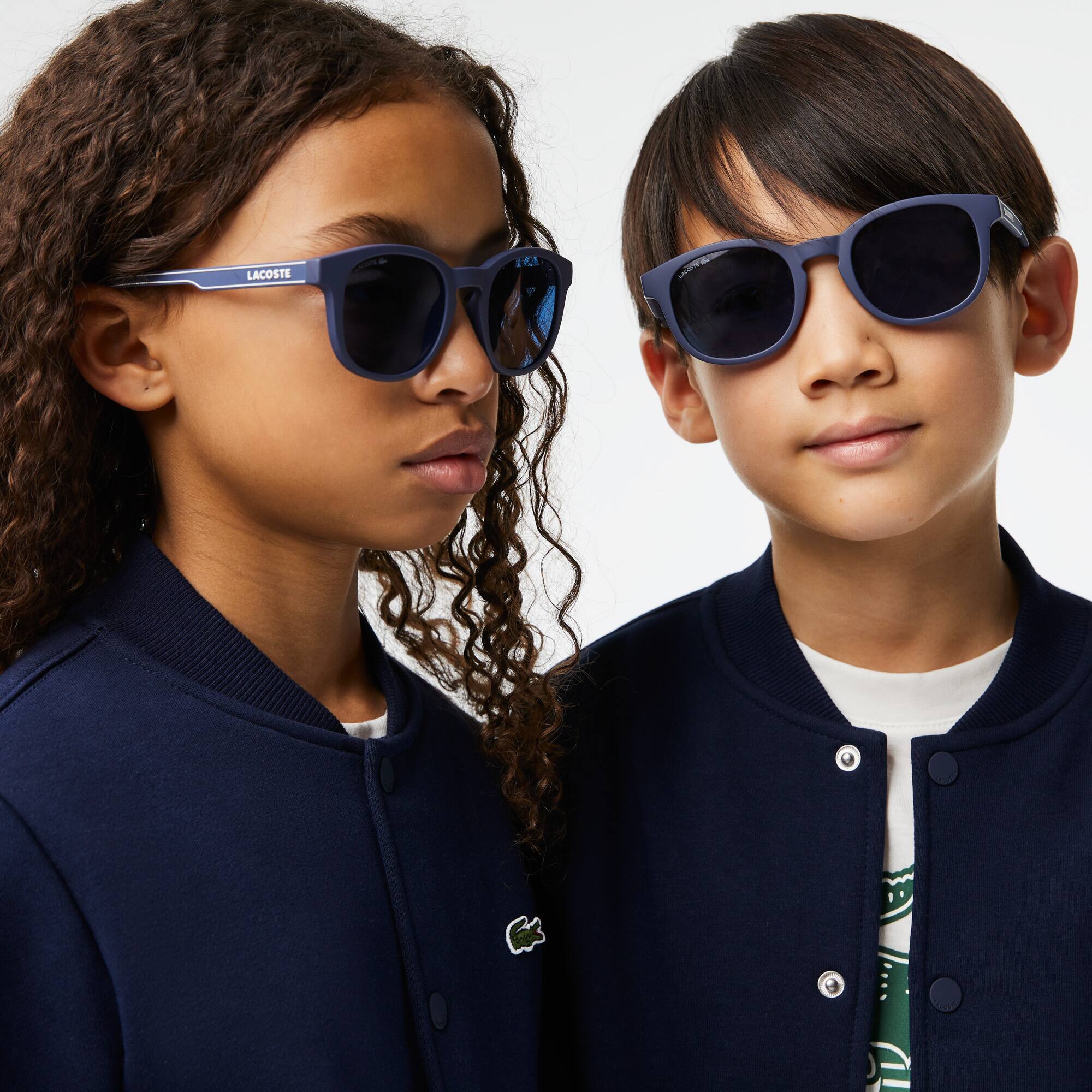 Lunettes de soleil rectangulaires Enfant Active Line Lunettes De Soleil - Rouge - Lacoste - Enfant
