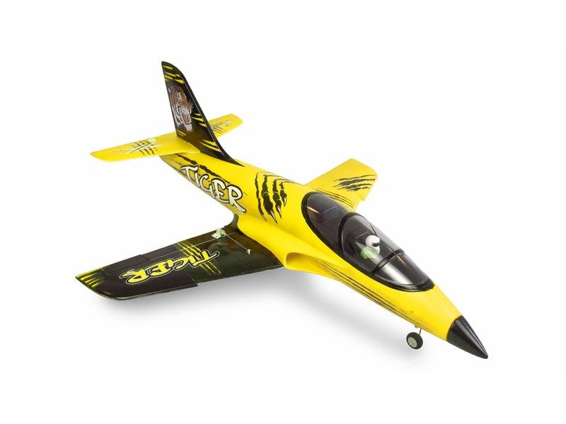 Amewi Impeller Jet Tiger S 55 mm EDF, Gelb PNP Kompakter AMX Flight Tiger S Jet
