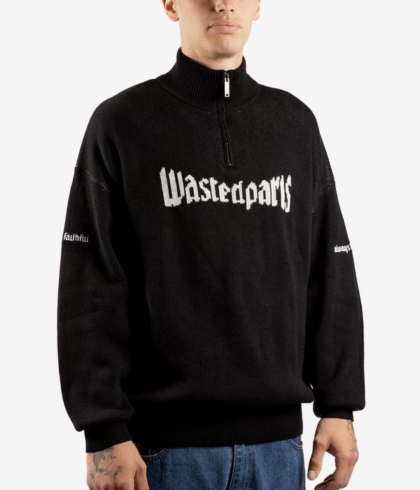 Wasted Paris United Trucker Sweatshirt (black)