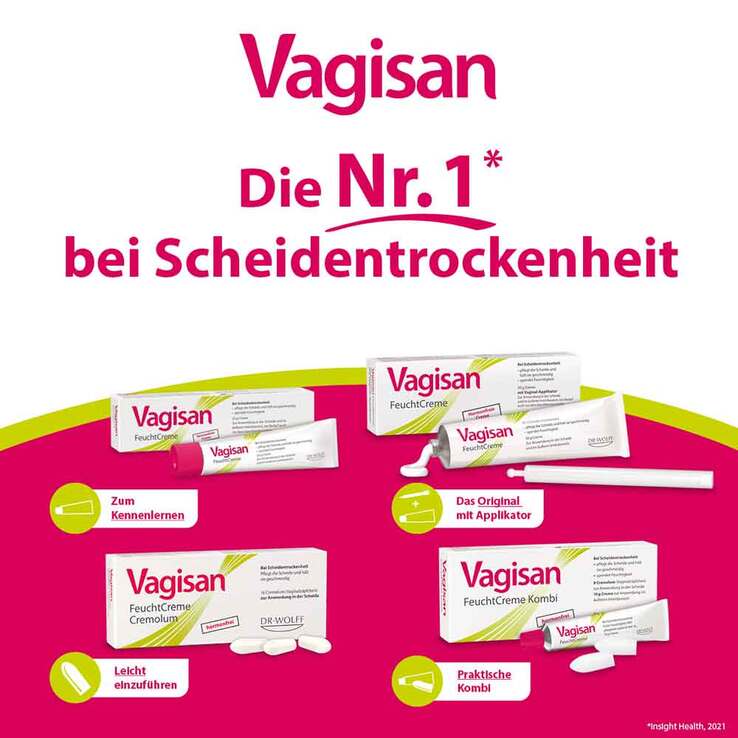 Vagisan Feuchtcreme , 2x50 g