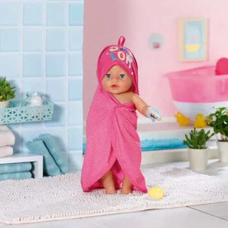 BABY born® Bath Kapuzenhandtuch & Schwamm
