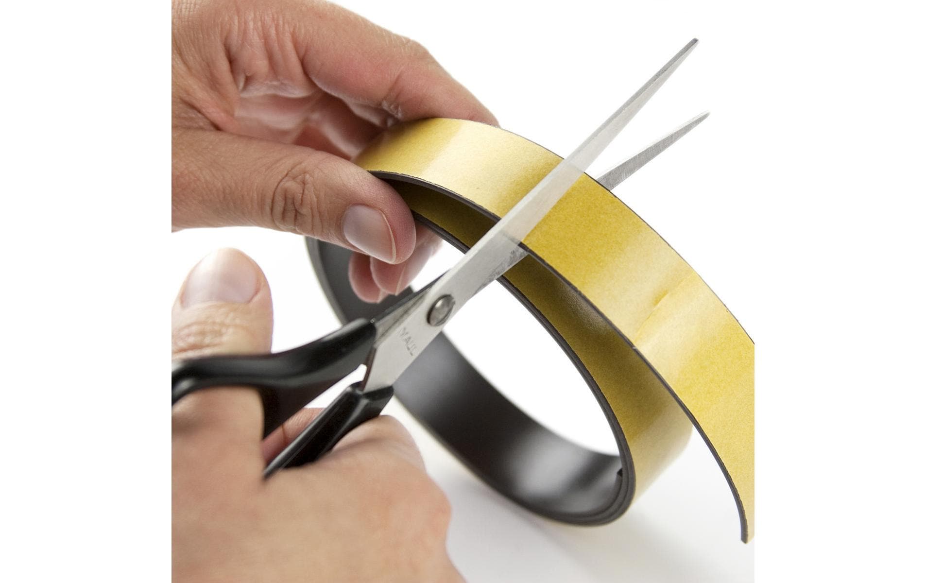 Magnetband 20 mm x 1 m, SchwarzSelbstklebendes Magnetband