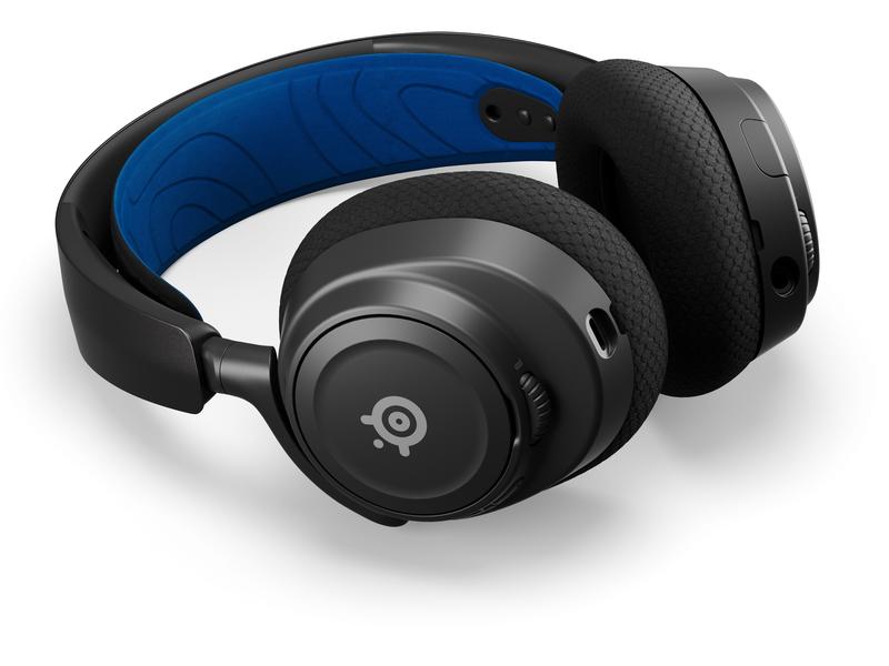Steel Series Headset Arctis Nova 7P Blau/Schwarz Kabelloses Gaming-Headset mit Surround-Sound