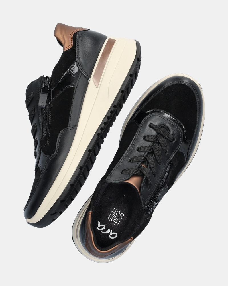 Ara Graz Lage sneakers  - zwart