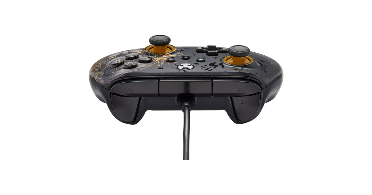 PowerAXbox Wired Controller Midas  (Zwart/goud, Xbox Series X|S, Xbox One, Windows)