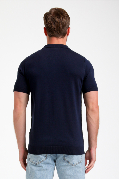 Gabbiano blauwe heren polo