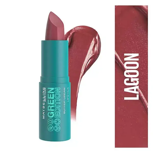 Batom Maybelline Green Edition Butter Cream nº 10 Lagoon