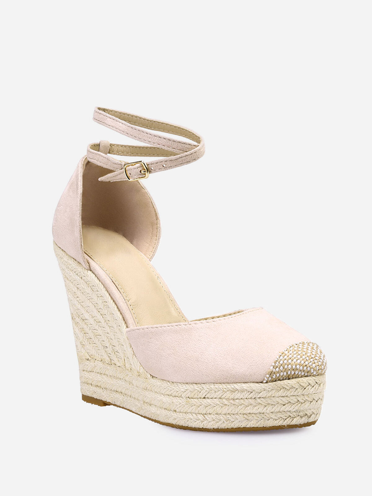 Espadrilles compensées- Beige