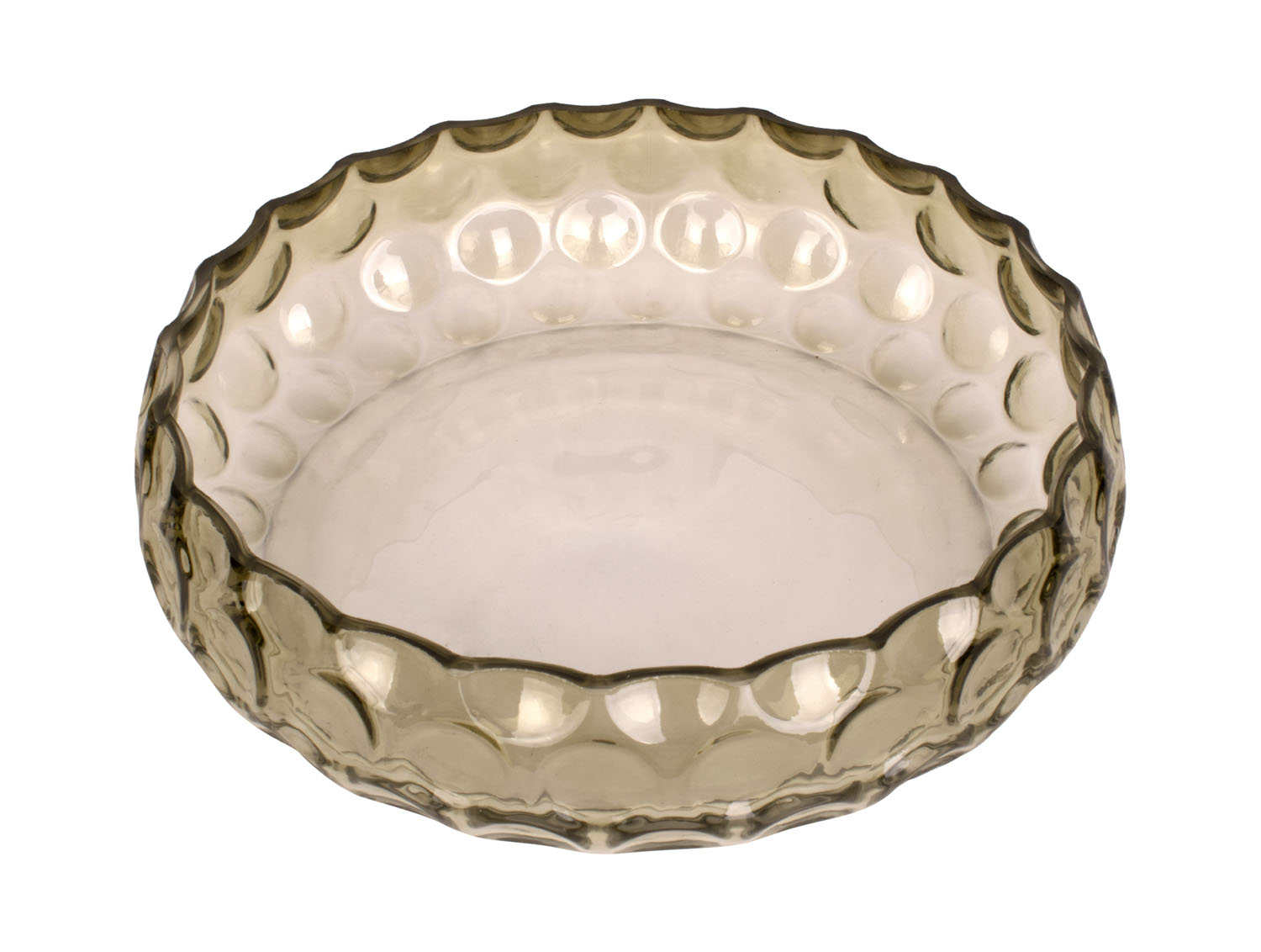 Bowl Speckles glass large moss green