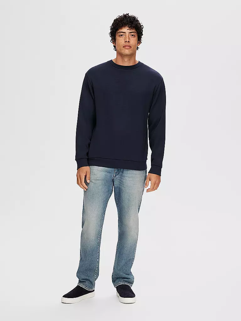 SELECTED Sweater SLHEMANUEL dunkelblau
