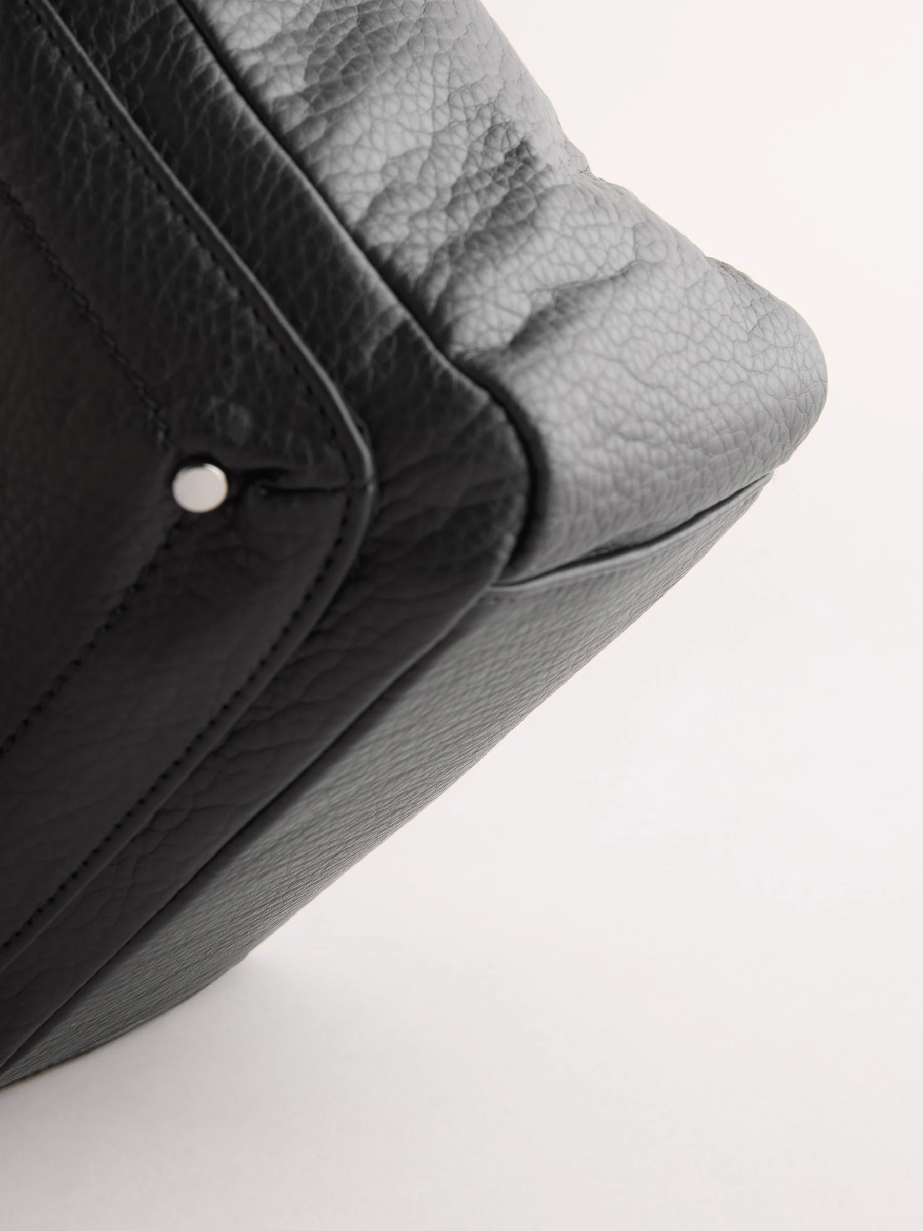 Zwart - Gewassen messenger-tas